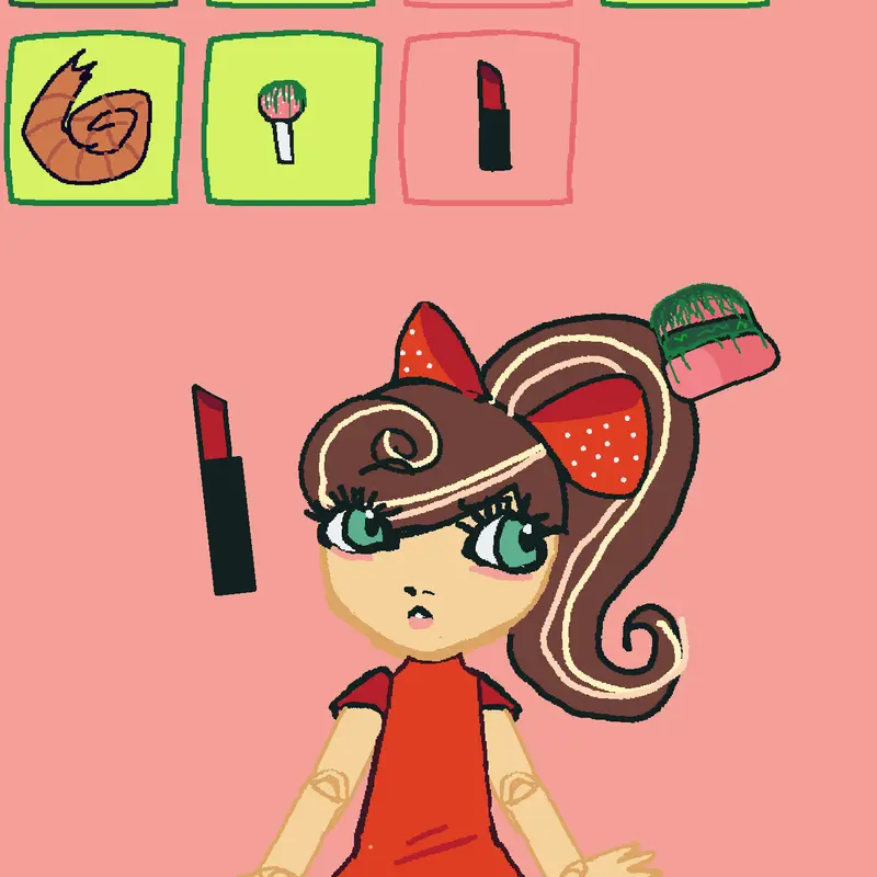 Doll Hazel red by @DIONNAROBLOXGACHA