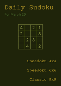Speedoku