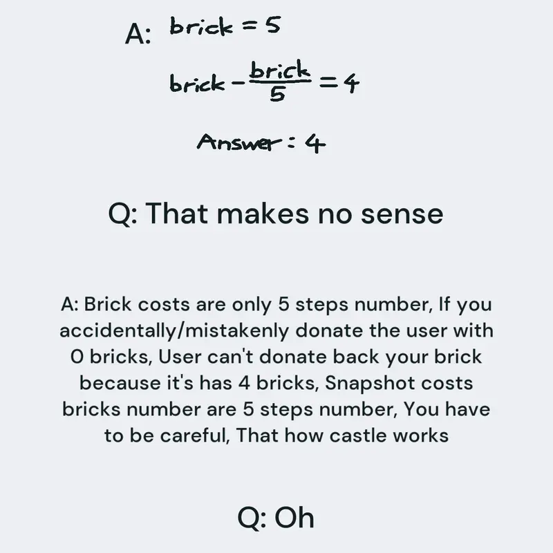 Donation Brick Explained by @tan_qi_xian