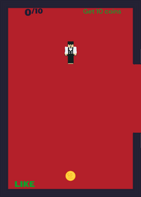 Coins collector (minecraft avatar)