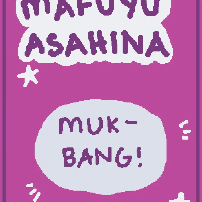 Mafuyu eats! Mukbang! by @cloverberrii