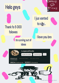 Hi (sorry for bad English) 5000Followers