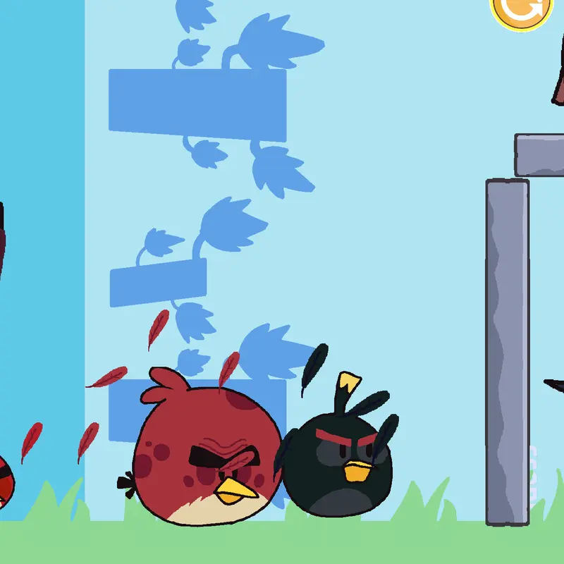 Chaotic birds by @Mad_swines