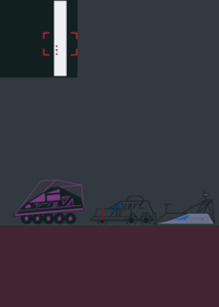 Tornado chase animation 2