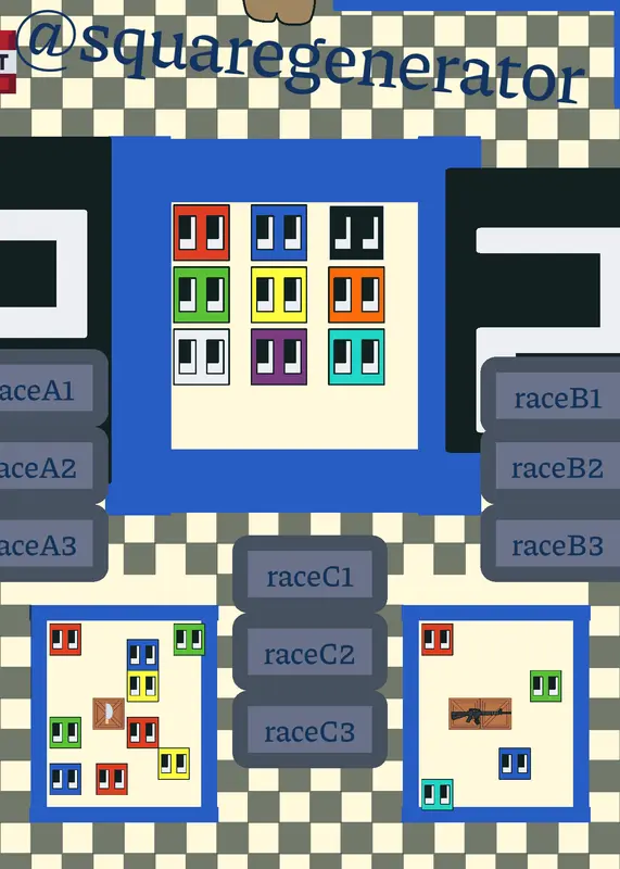 Squareracegame by @squaregenerator