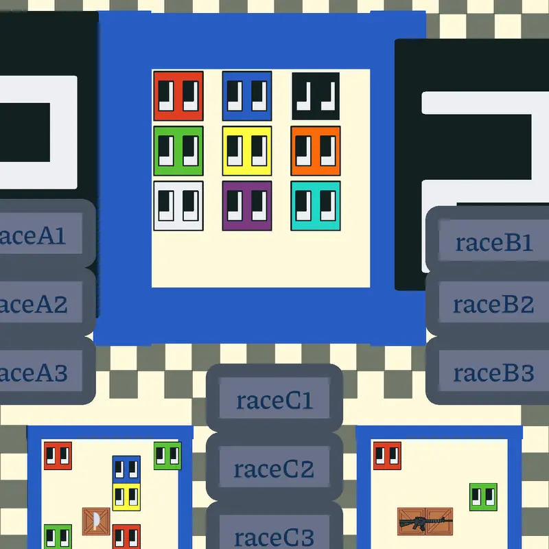 Squareracegame by @squaregenerator