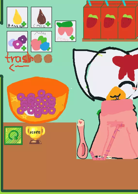 Cute cereal Game :3 by @nayyili