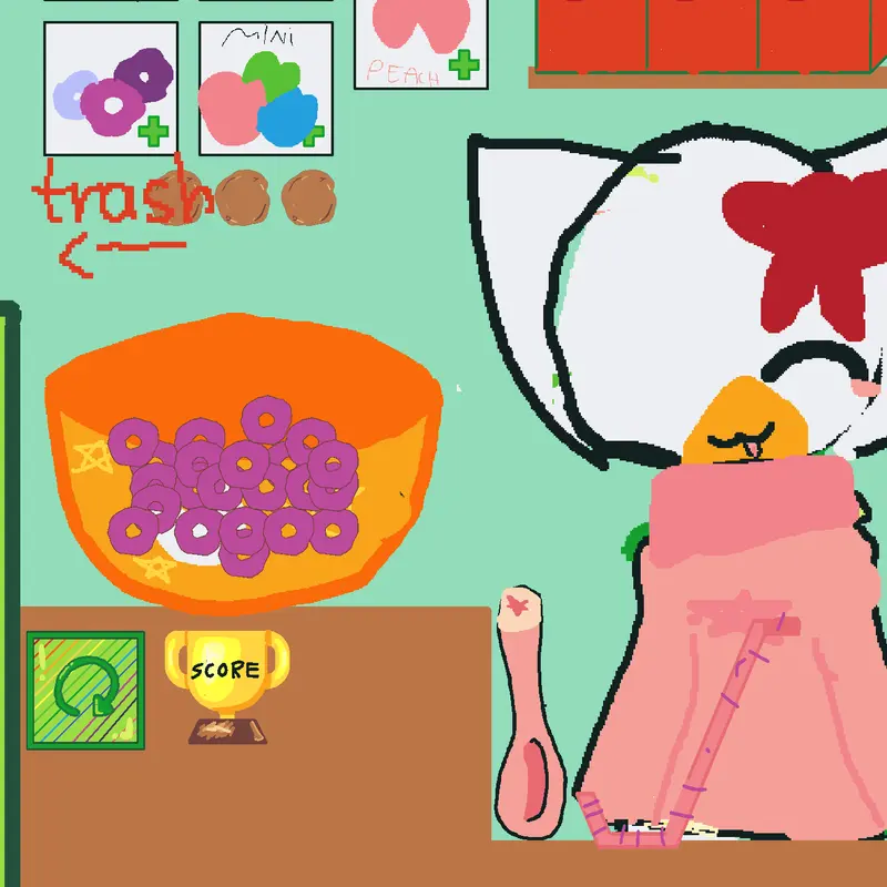Cute cereal Game :3 by @nayyili