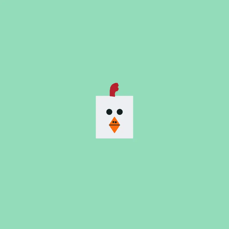 Rooster rudy exe button a by @David_the_chicken
