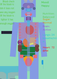 Working human body