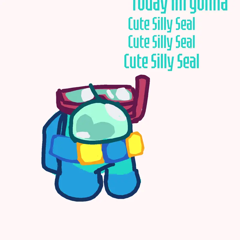 Today im gonna turn into a silly seal eh by @weltqx