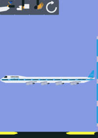 Plane cyan crash simulator version.1000