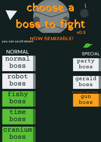Choose a Boss to Fight!