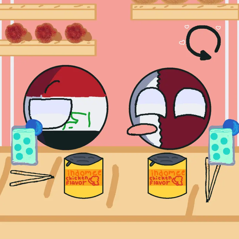 Countryball mukbang ( but better ) by @skibidiDurple