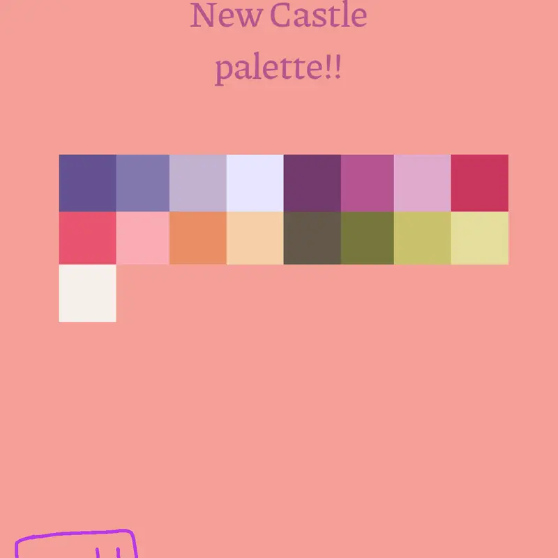 New pallete by @MihailKotovOnFancade