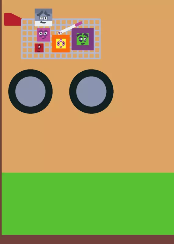 Numberblocks riding by @Donna278