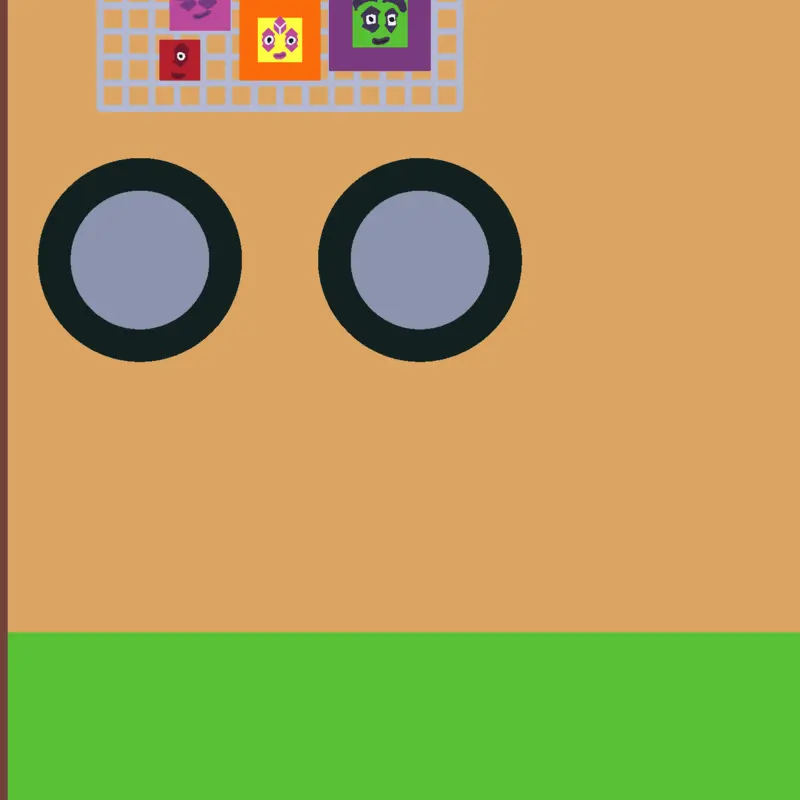 Numberblocks riding by @Donna278