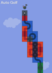 An auto golf