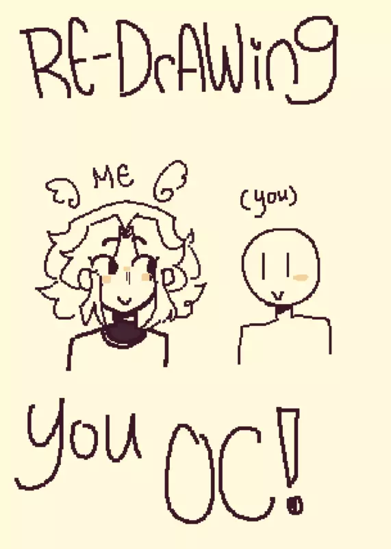 RE DRAWING OCS OMG YAY by @PosItIveART19