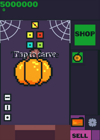 Pumpkin carving simulator