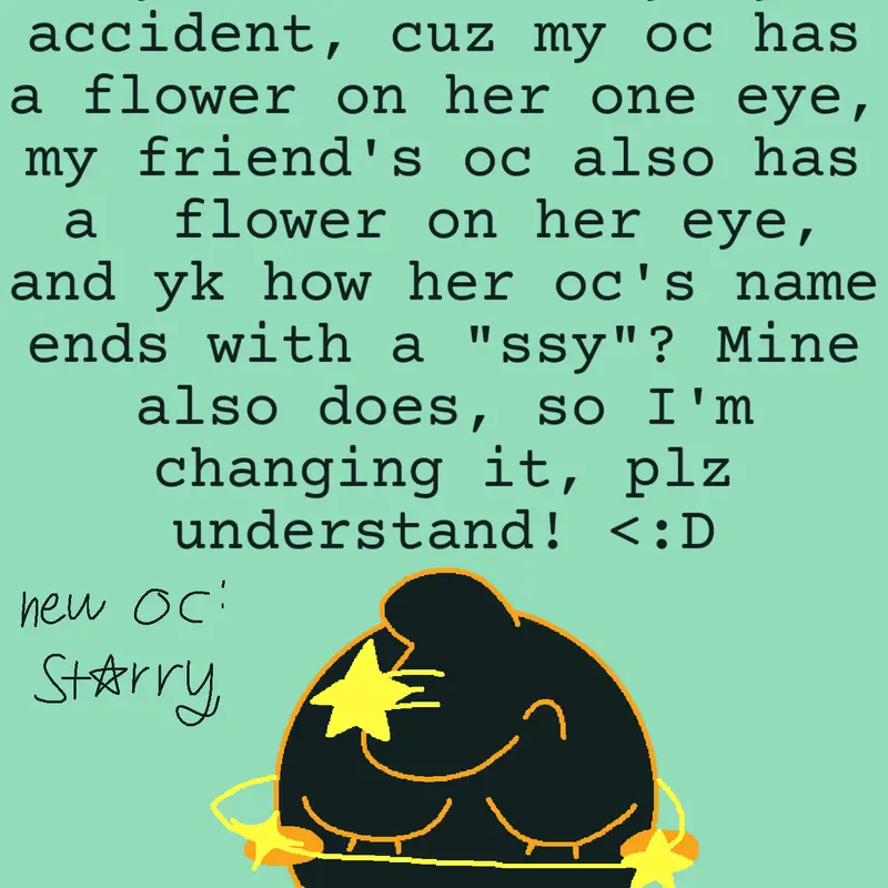 New oc :D by @Starry_theblackhole