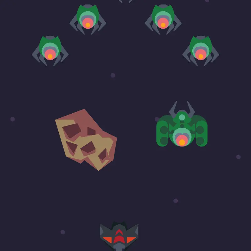 Space shooter by @V3is