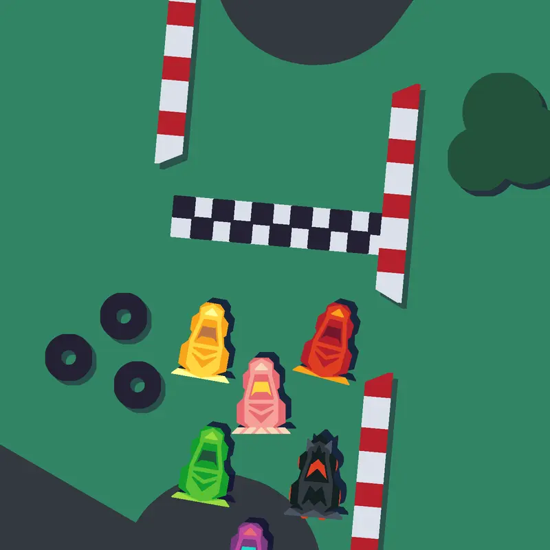The blue police car getaway by @ZakAttackAB