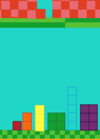 Numberblocks elevated floor is lava