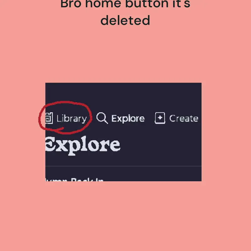 Home button deleted!? by @Rooms_Fan