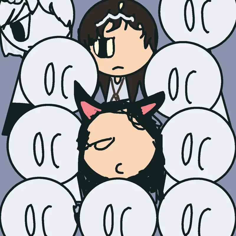 I made paper Alice and my OC :3 by @maria_fpefan