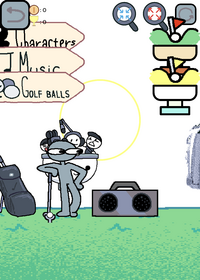 golf ball field game / a lot of collabs (in...