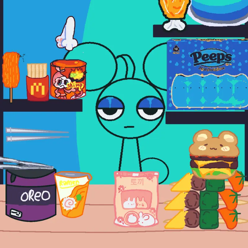 Sky food, I love this, by @Goldiebear