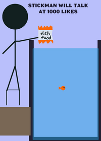 Fish but it can't fly out of the aqiarium