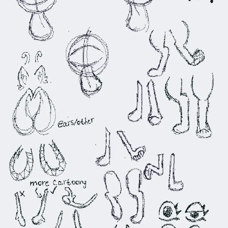 Sketches of toons and some twisteds by @Cynik6