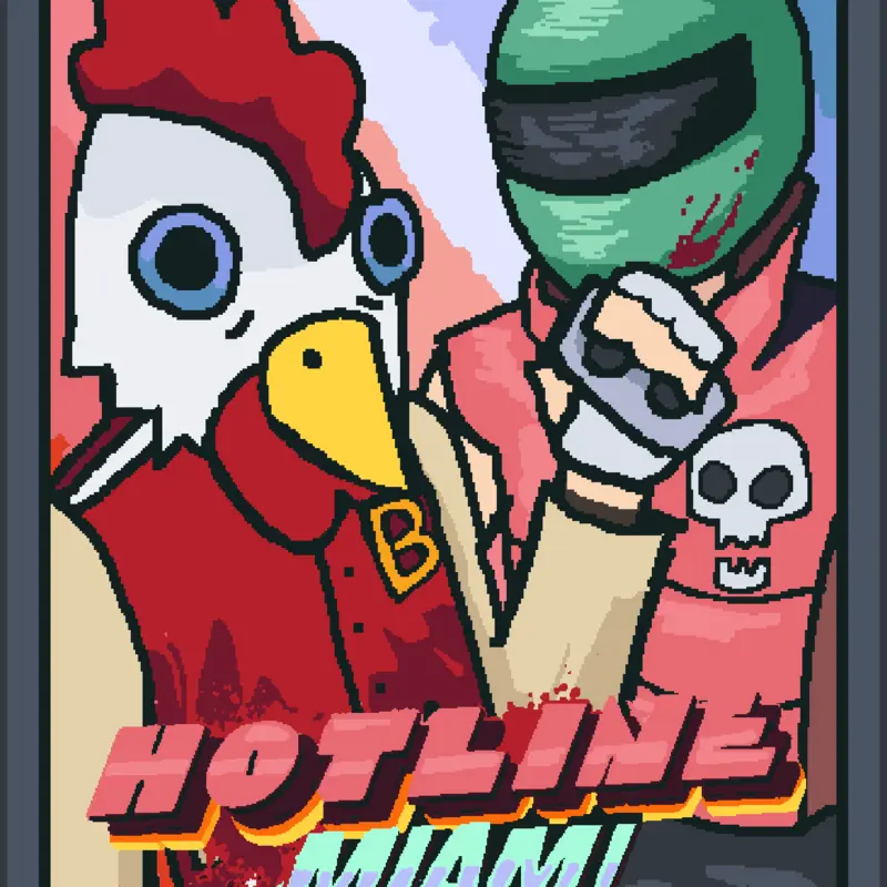 Castle Miami (Hotline Miami) by @Brancher
