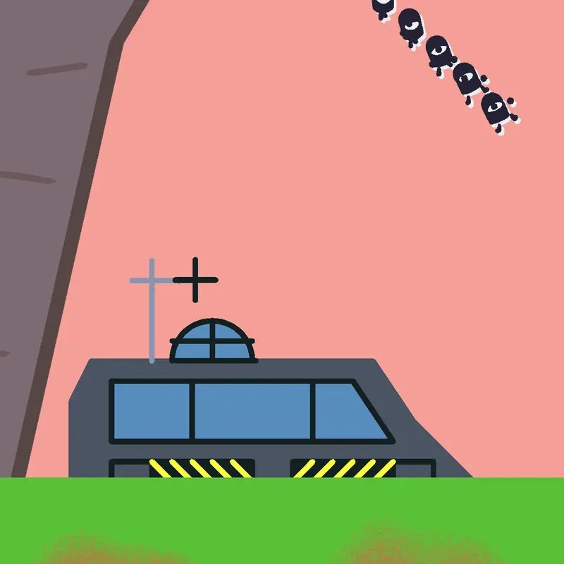 Titus vs el reno tornado by @game_maker3000