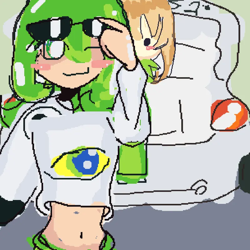 Pov:me and my crush by @tuzki_and_friends