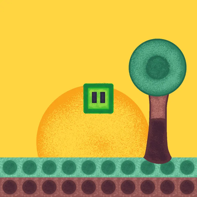 Simply Green Cube by @Spisk