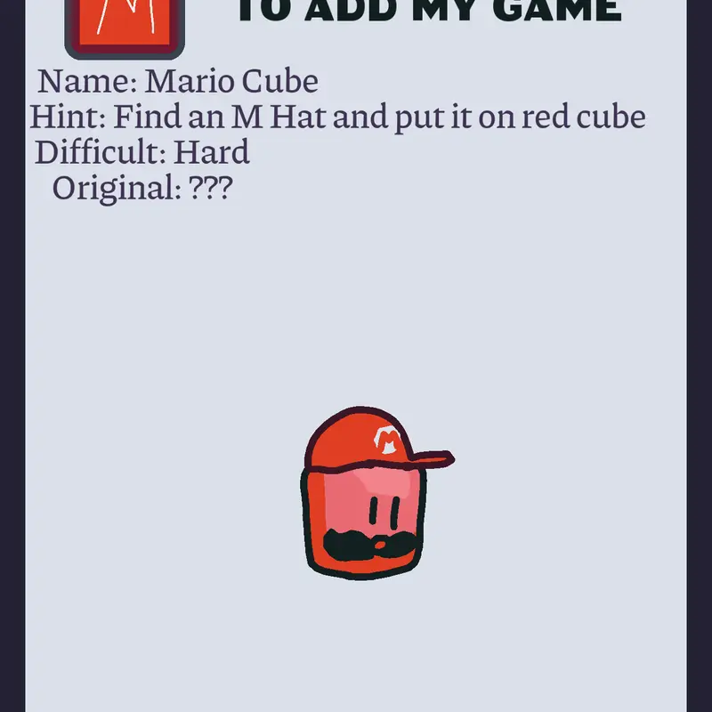 Mario Cube by @Mareiaojuq