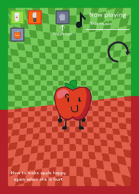 The apple game