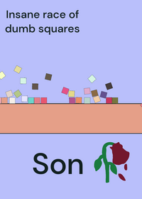 Insane race of dumb squares