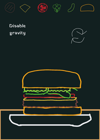 Neon burgers.