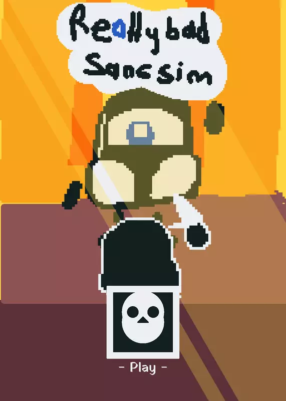 REALLY bad sans sim by @nerdlemon