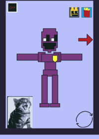 Purple guy ragdoll