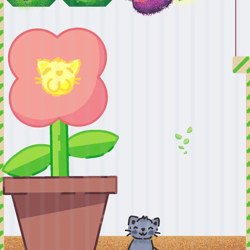 Kitty flower by @August_rainss