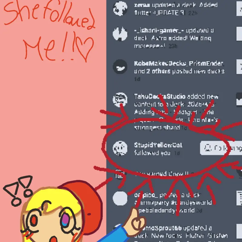 @stupidyellowcat by @Little_red