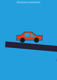 Drive down a hill game