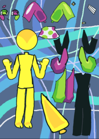 Dandy world # dandy world dress up (made...
