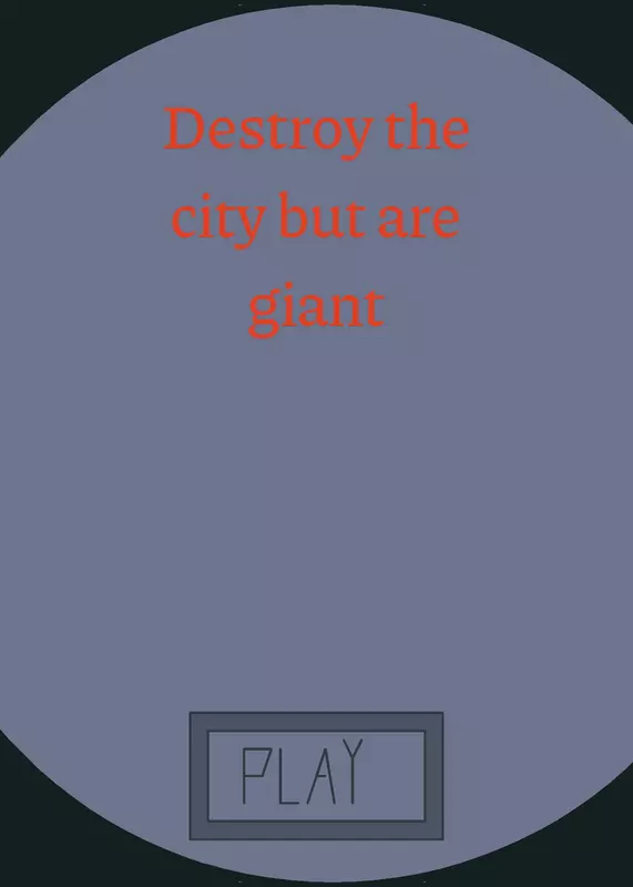 Destroy the city but you are a giant by @LuisiS