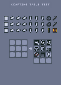 Crafting Table Test - Larger Variety of...